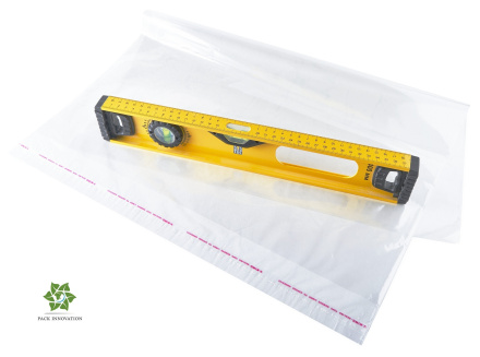 Пакет упаковочный ПП с клеевым клапаном, 50х70+5 см, особопрочный, 30 мкм, 100 шт.