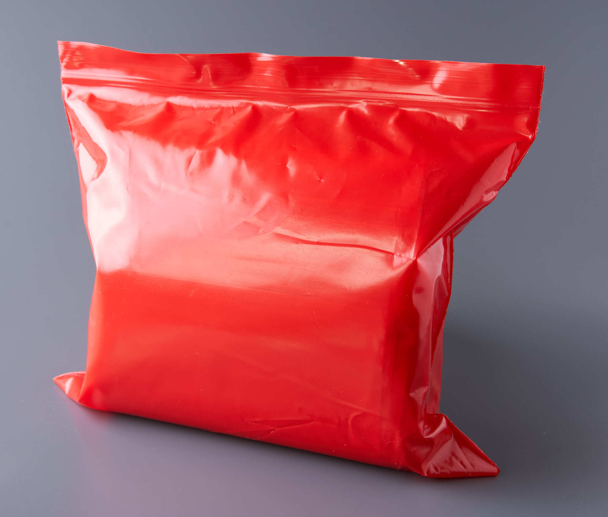 Пакет с замком Zip-Lock (Зип лок), 15х20 см, ультрапрочный, 100 мкм, красный металлик, 100 шт.