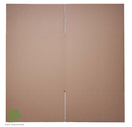 Коробка картонная, 40х40х40 см, объем 64 л, 10 шт. (Гофрокороб, 400х400х400 мм )