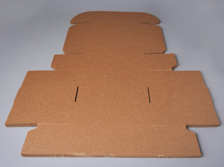 Коробка картонная самосборная, 25х25х10 см, объем 6,3 л, 40 шт, (Гофрокороб 250х250х100 мм, короб самосборный, почтовый).