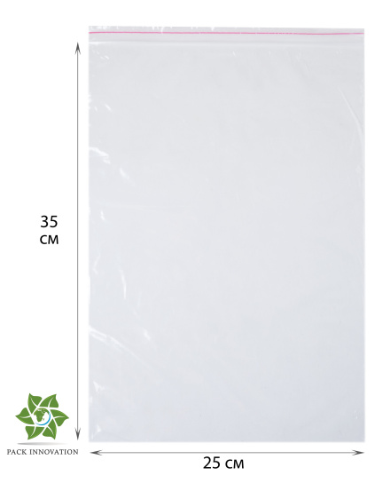 Пакет с замком Zip-Lock (Зип лок), 25х35 см, 40 мкм, 300 шт.