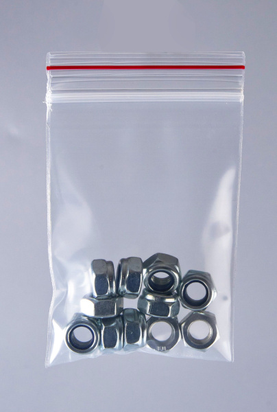 Пакет с замком Zip-Lock (Зип лок), 6х8 см, ультрапрочный, 100 мкм, 100 шт.