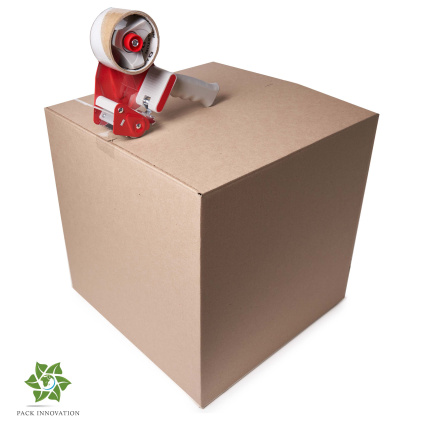 Коробка картонная, 40х40х40 см, объем 64 л, 10 шт. (Гофрокороб, 400х400х400 мм )