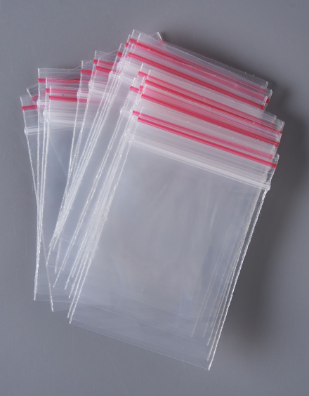 Пакет с замком Zip-Lock (Зип лок), сверхпрочный, 6х8 см, 60 мкм, 100 шт.