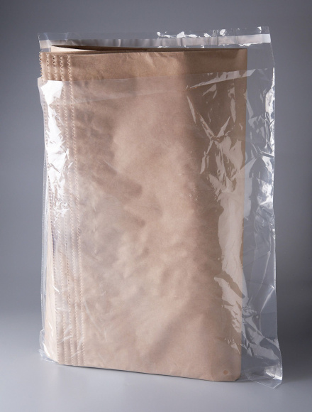 Крафт мешок бумажный трехслойный, размер 92х50х13 см, для сыпучих продуктов, 40 шт.