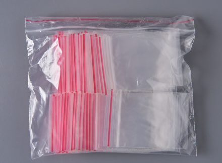 Пакет с замком Zip-Lock (Зип лок), сверхпрочный, 6х8 см, 60 мкм, 100 шт.