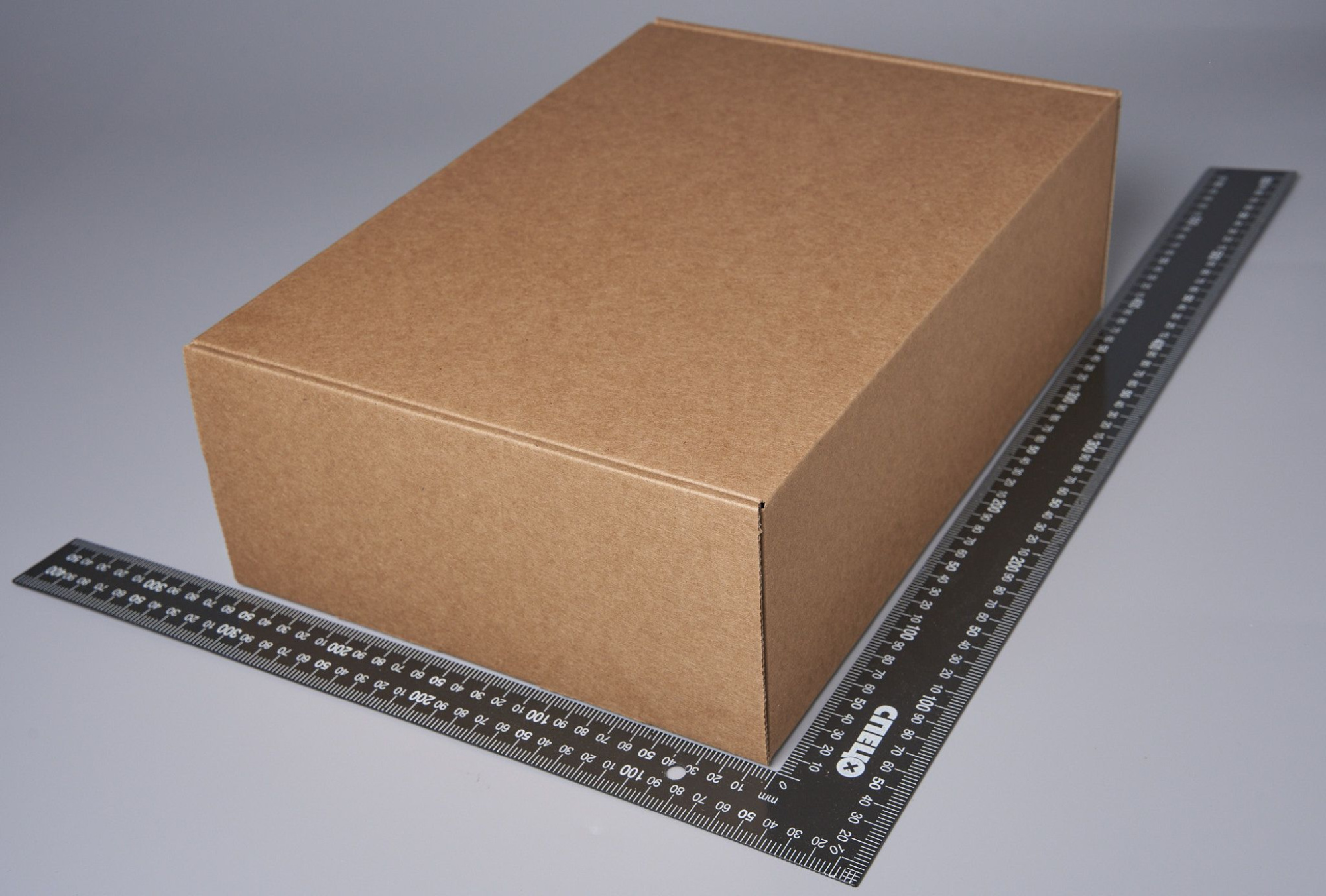 Коробка картонная самосборная, 37х26х12 см, объем 11,5 л, 10 шт, (Гофрокороб 370х260х120 мм, короб самосборный, почтовый)