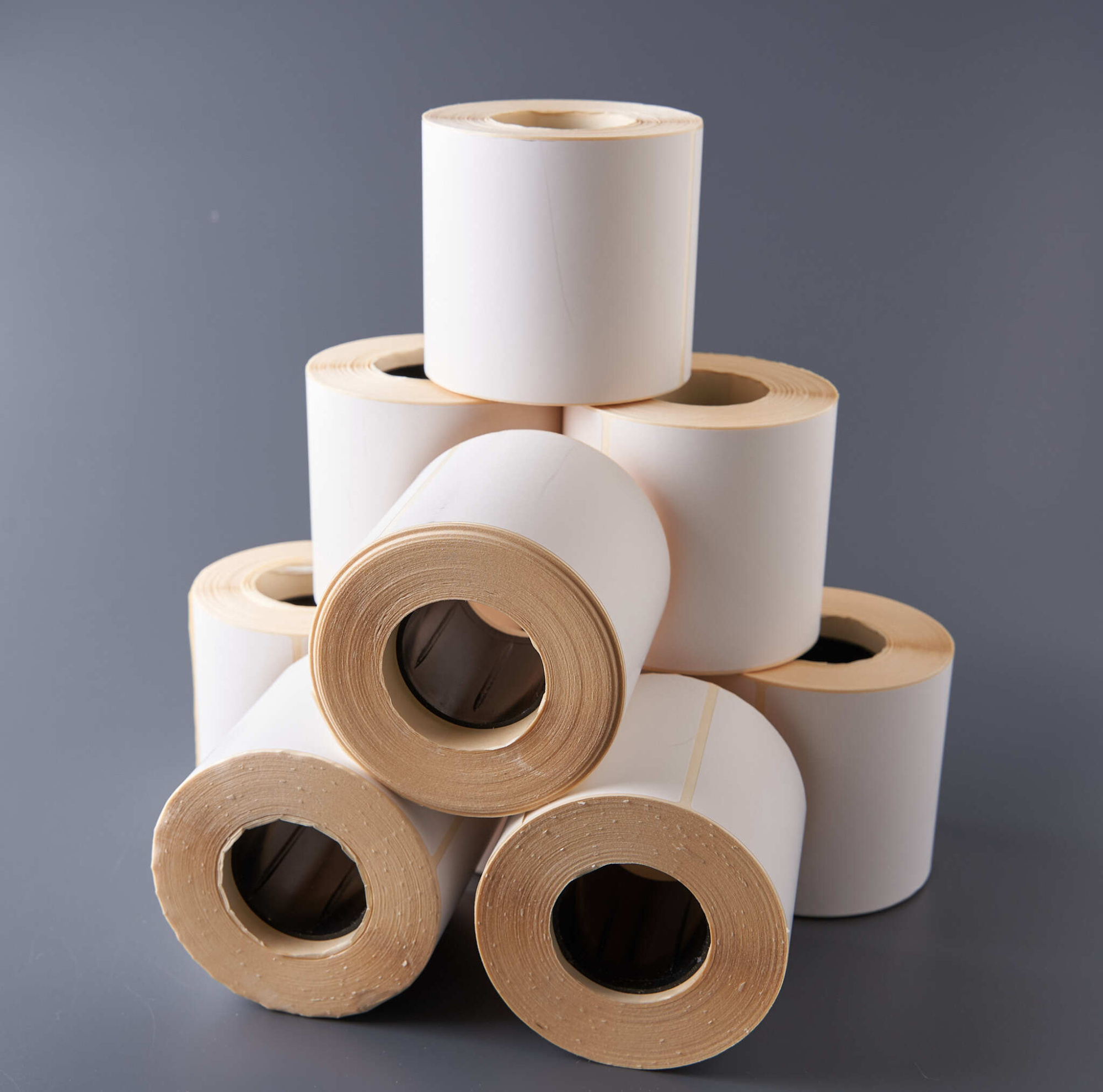 Термоэтикетки самоклеящиеся ЭКО, 75х120, 300 наклеек в рулоне, втулка 40 мм, упаковка 3 шт. (900 наклеек)