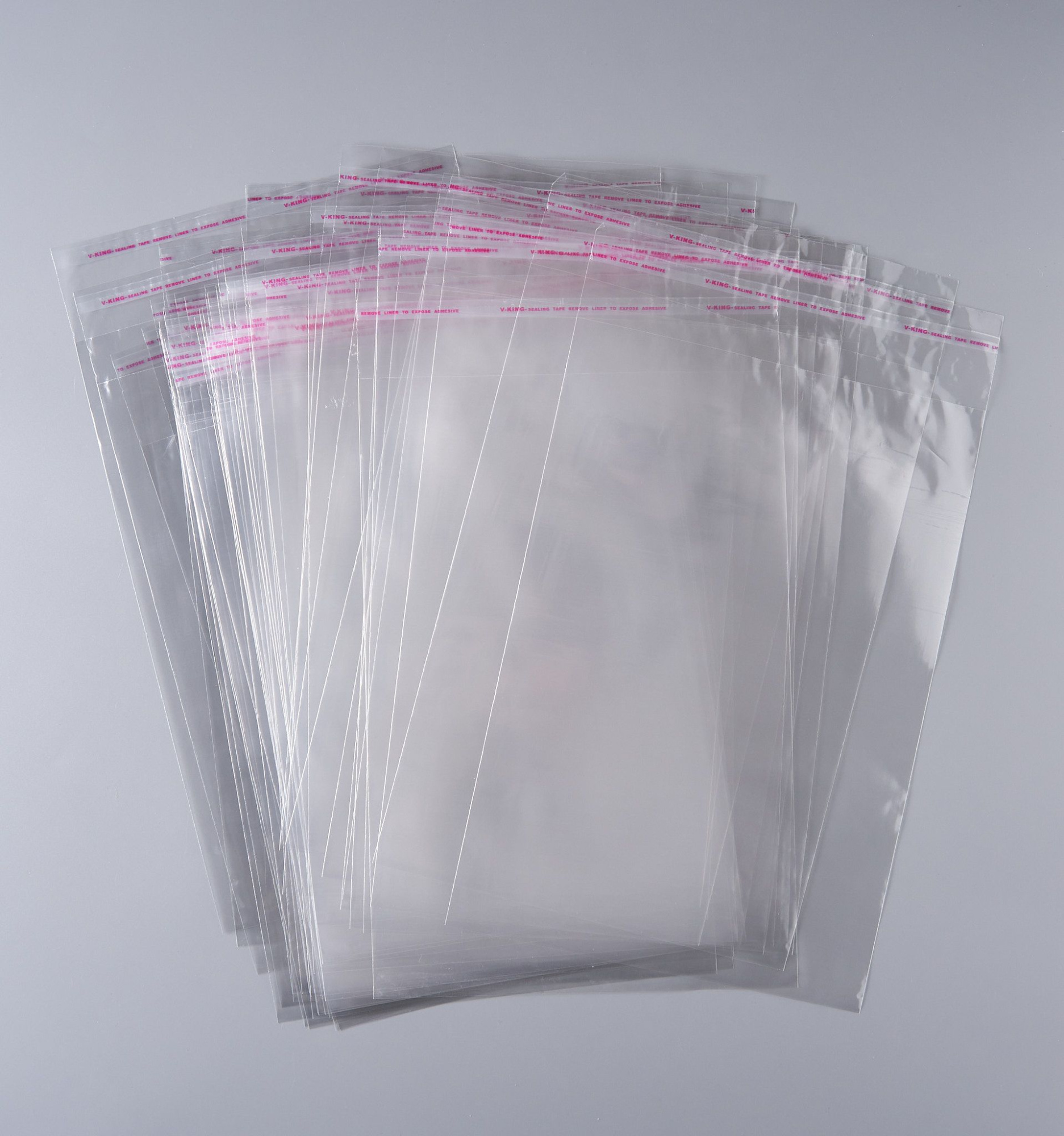 Пакет упаковочный ПП с клеевым клапаном, 20х30+5 см, 25 мкм, 200 шт.