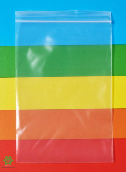 Пакет с замком Zip-Lock (Зип лок), 12х17 см, особопрочный, 80 мкм, 100 шт.