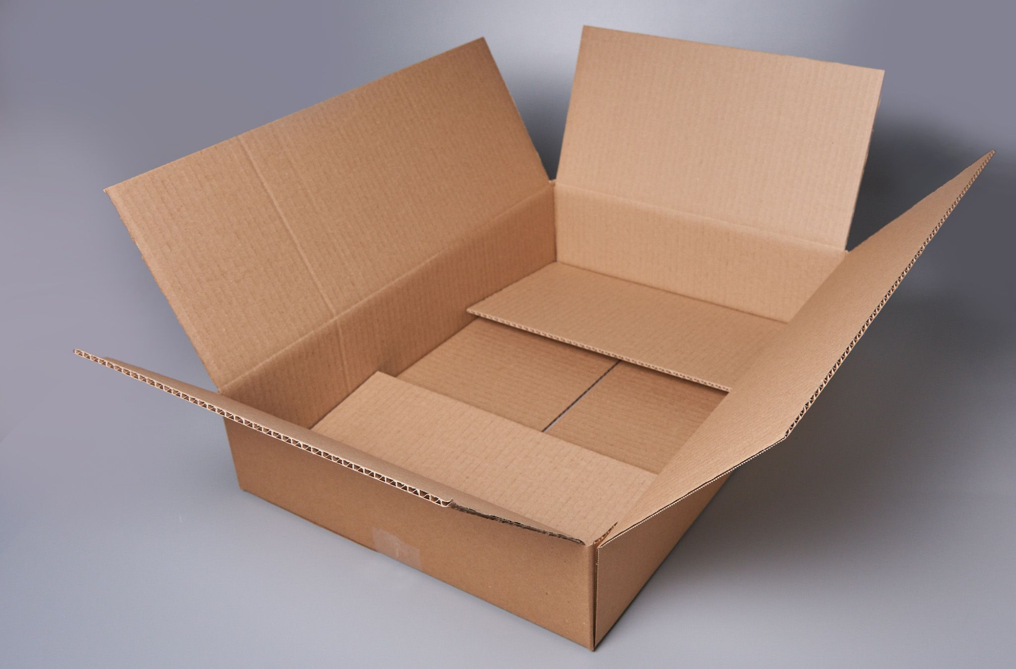 Коробка картонная, 50х36х10 см, объем 18 л, 25 шт. (Гофрокороб, 500х360х100мм )