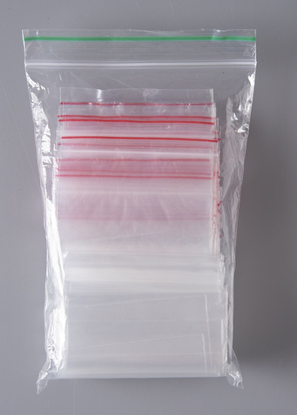 Пакет с замком Zip-Lock (Зип лок), 8х12 см, 35 мкм, 200 шт.