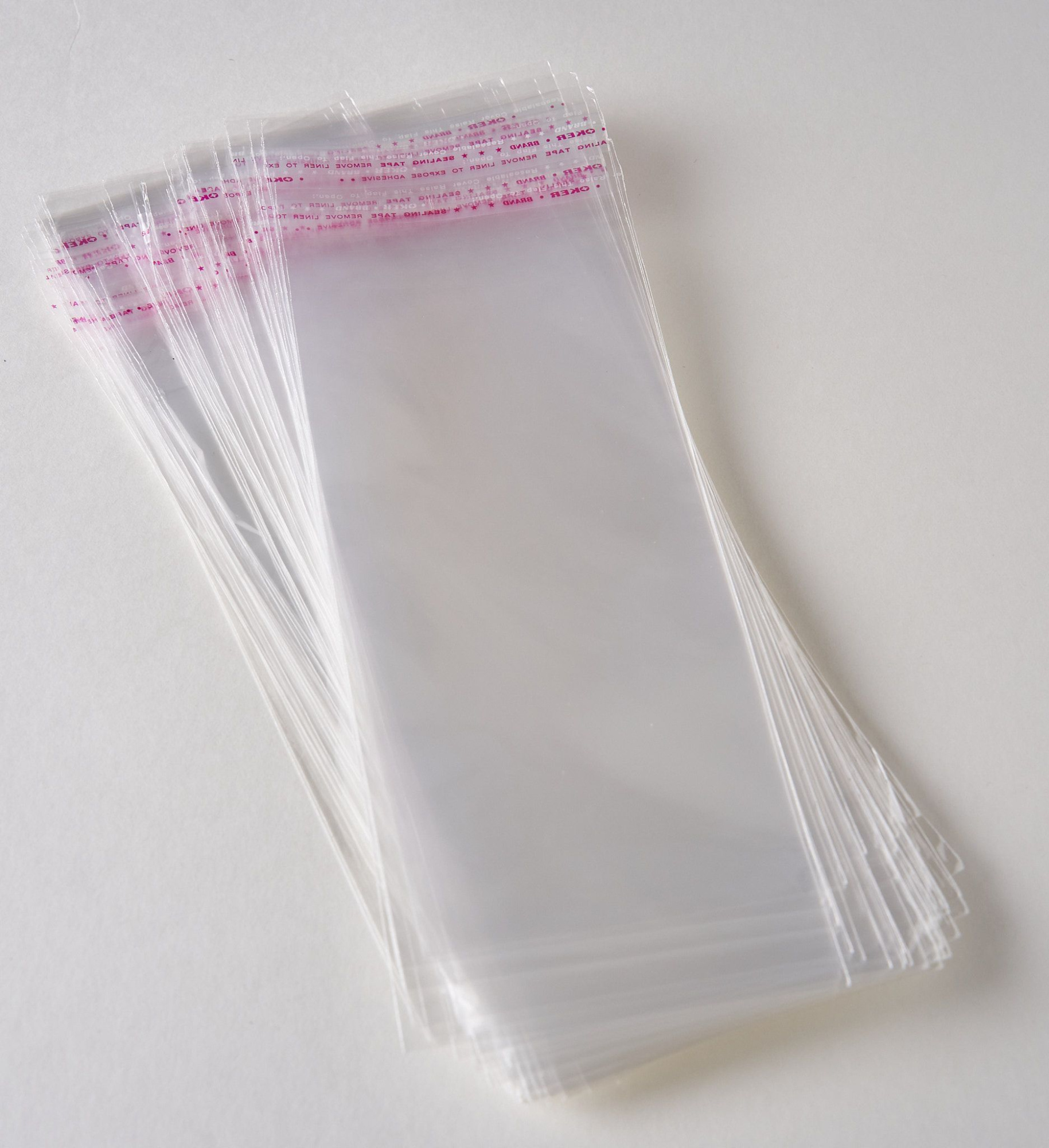 Пакет упаковочный БОПП с клеевым клапаном, 9х20+4 см, 20 мкм, 500 шт.