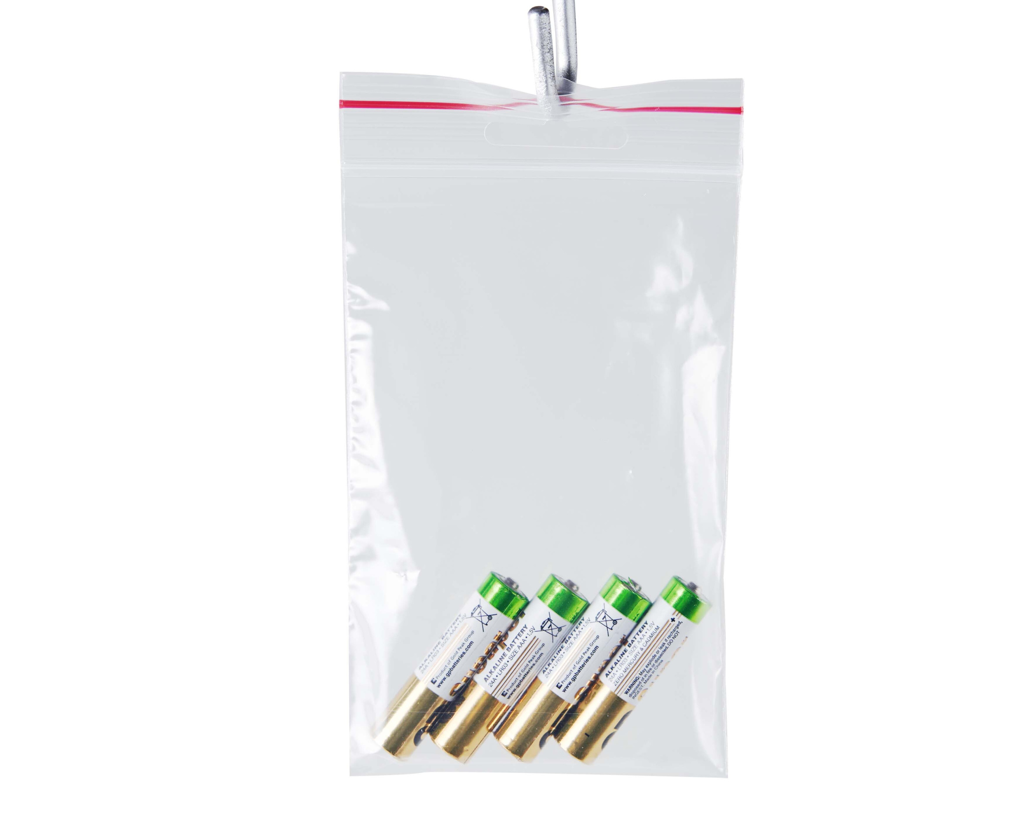 Пакет с замком Zip-Lock (Зип лок), 8х12 см, 60 мкм, с европодвесом, сверхпрочный, 200 шт.