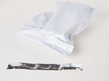 Курьерский пакет (сейф пакет), 190х240+40, с клеевым клапаном, без кармана, 60 мкм, 1000 шт.