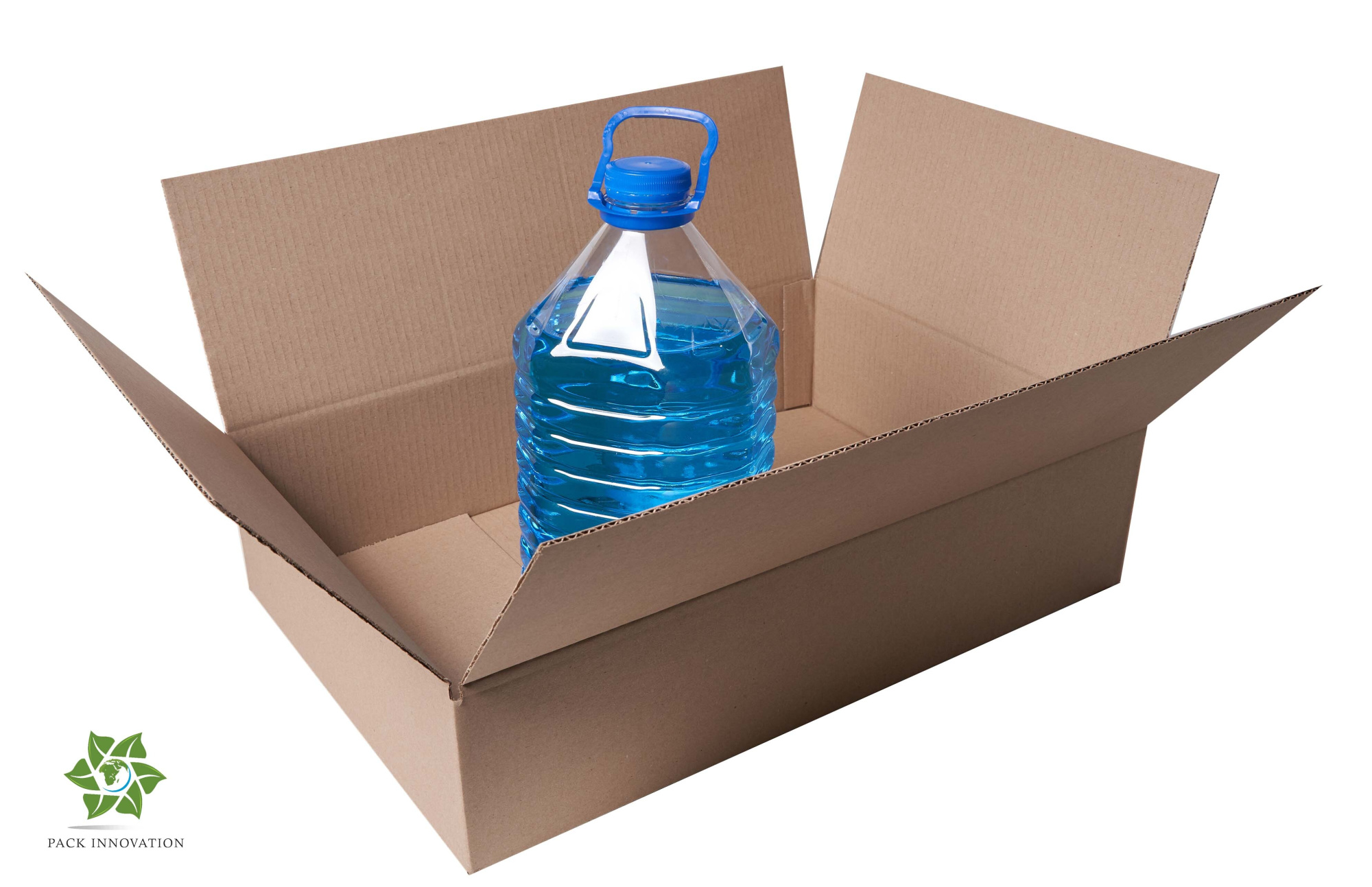 Коробка картонная, 52х35х12 см, объем 21,8 л, 10 шт. (Гофрокороб, 520х350х120 мм )