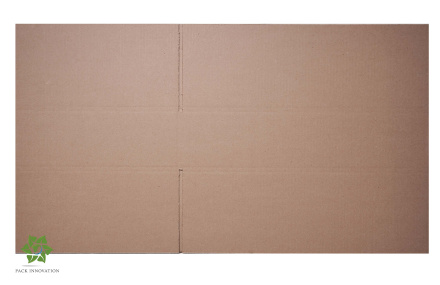 Коробка картонная, 52х35х12 см, объем 21,8 л, 40 шт. (Гофрокороб, 520х350х120 мм )