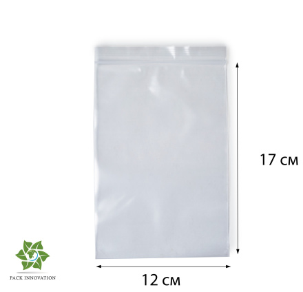 Пакет с замком Zip-Lock (Зип лок), 12х17 см, особопрочный, 80 мкм, 300 шт.