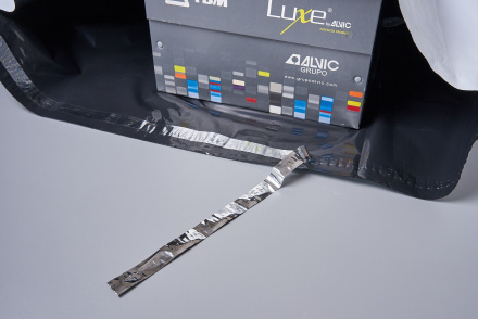 Курьерский пакет (сейф пакет), 800х600+40, с клеевым клапаном, без кармана,  60 мкм, 50 шт.