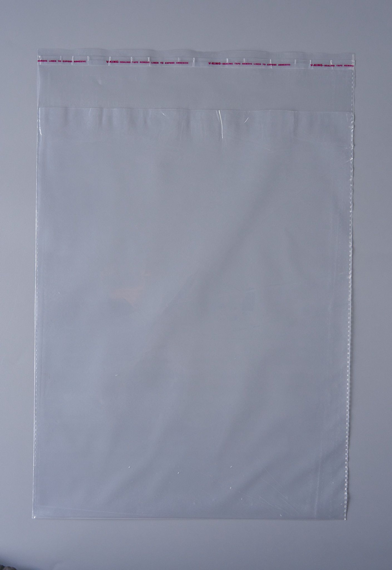 Пакет фасовочный ПВД с клеевым клапаном, 30х40+5 см, ультрапрочный, 100 мкм, 100 шт.