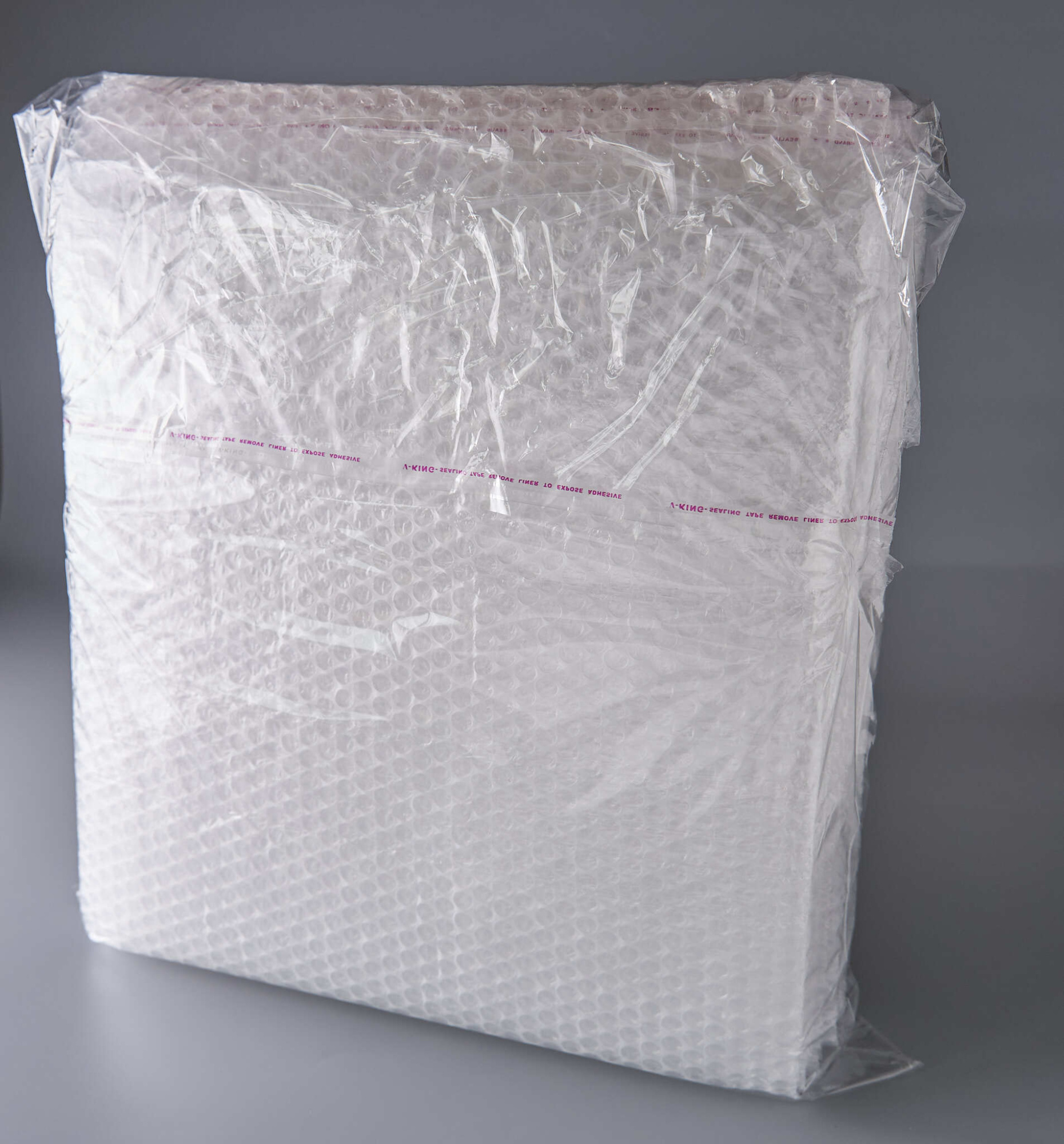 Пакет воздушно-пузырчатый (ВПП, пузырьковый, пупырчатый), 40х40+5 см, с клеевым клапаном, трехслойный, 100 шт.