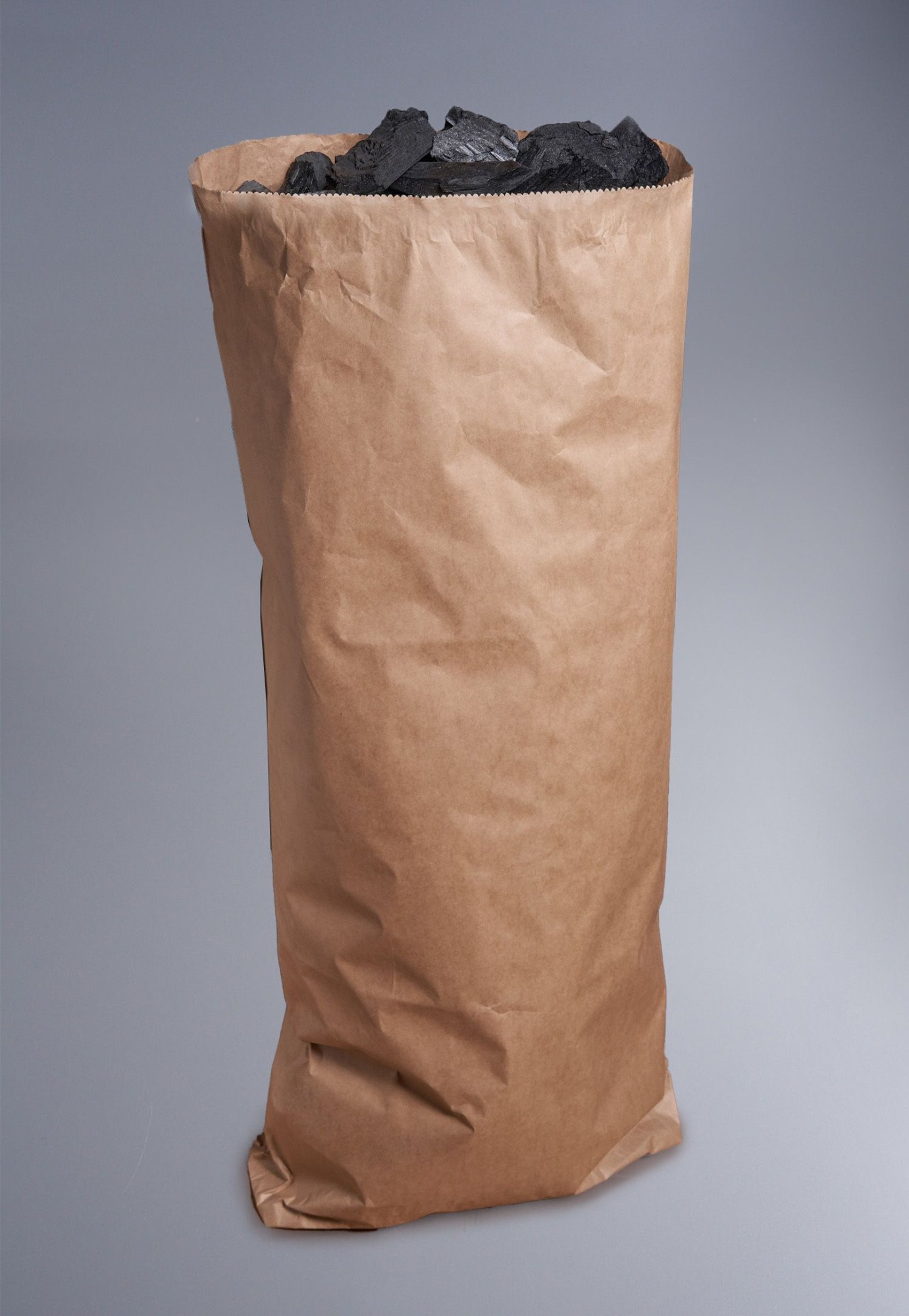 Крафт мешок бумажный трехслойный, размер 110х60х13 см, для сыпучих продуктов, 30 шт.