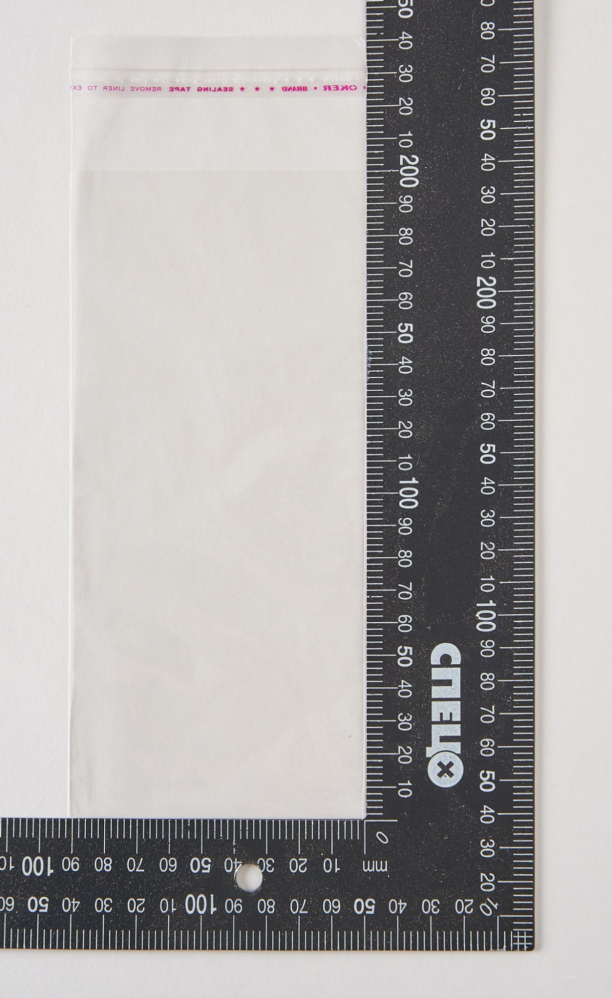 Пакет упаковочный БОПП с клеевым клапаном, 9х20+4 см, 20 мкм, 500 шт.