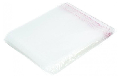 Пакет упаковочный ПП с клеевым клапаном, 20х20+5 см, 25 мкм, 100 шт.