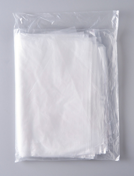 Курьерский пакет, ПРОЗРАЧНЫЙ, 250х320+40 мм, с клеевым клапаном, 30 мкм. (сейф пакет) 100 шт.