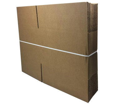 Коробка картонная, 40х30х30 cм, объем 36 л, 20 шт. (Гофрокороб, 400х300х300 мм )