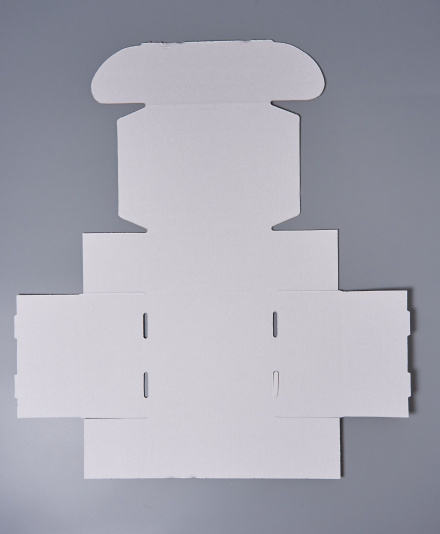 Коробка картонная самосборная, 17.5х17х8.5 см, объем 2,5 л, БЕЛАЯ 50 шт. (Гофрокороб 175х170х85 мм, короб самосборный).