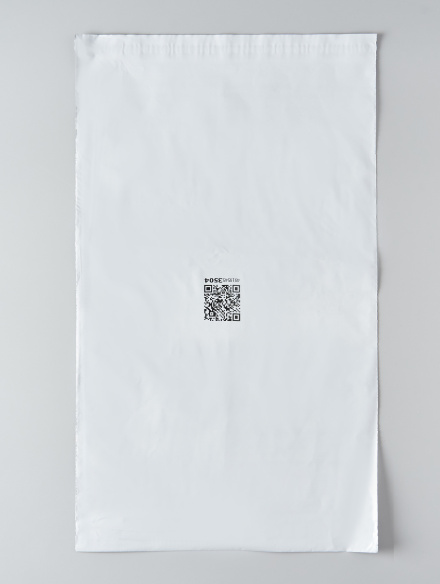 Курьерский пакет, 250х400+35, без кармана, QR, 50 мкм, 500шт.
