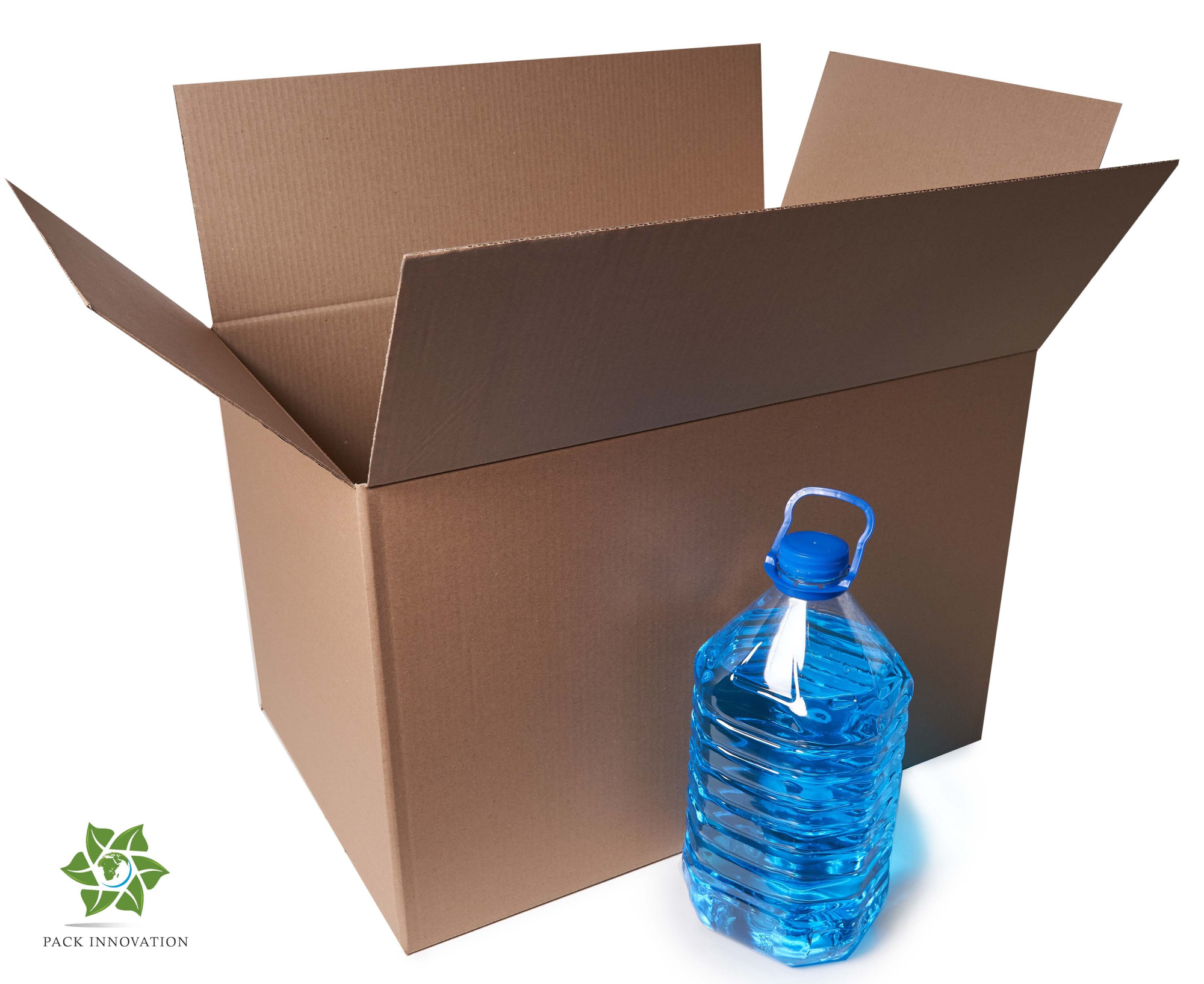 Коробка картонная 60х40х40 см, БЕЗ РУЧЕК, объем 96 л, 20 шт. (Гофрокороб, 600х400х400 мм )