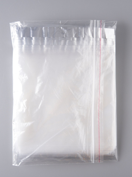 Курьерский пакет, ПРОЗРАЧНЫЙ, 200х200+40 мм, с клеевым клапаном, 30 мкм. (сейф пакет) 2000 шт.