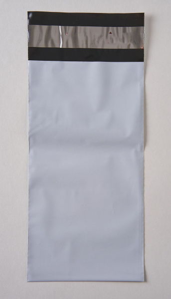 Курьерский пакет (сейф пакет), 110х210+40, с клеевым клапаном, без кармана, 60 мкм, 1000 шт.