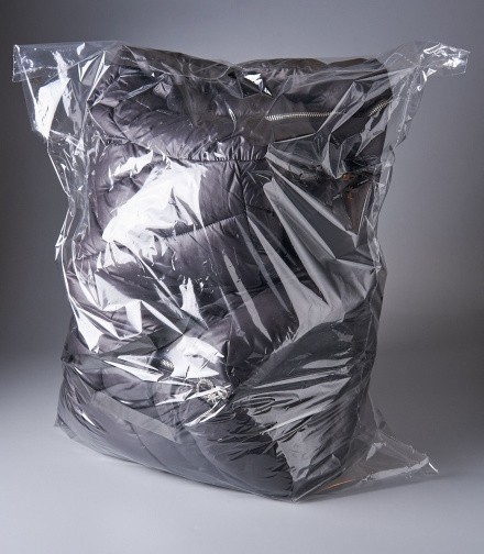 Пакет упаковочный ПП с клеевым клапаном, 60х70+5 см, особопрочный, 30 мкм, С ОТВЕРСТИЕМ, 1000 шт.