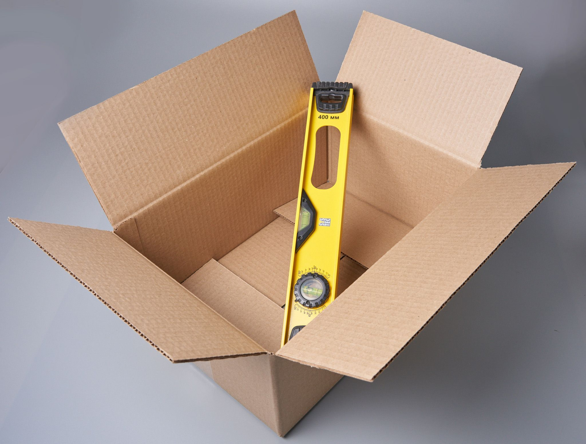 Коробка картонная 38х26х16 см, объем 15,8 л, 50 шт (Гофрокороб 380х260х160 мм, короб картонный, почтовый)