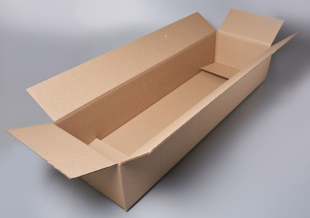 Коробка картонная, 85х25х15 см, объем 31,9 л, 15 шт. (Гофрокороб, 850х250х150мм )