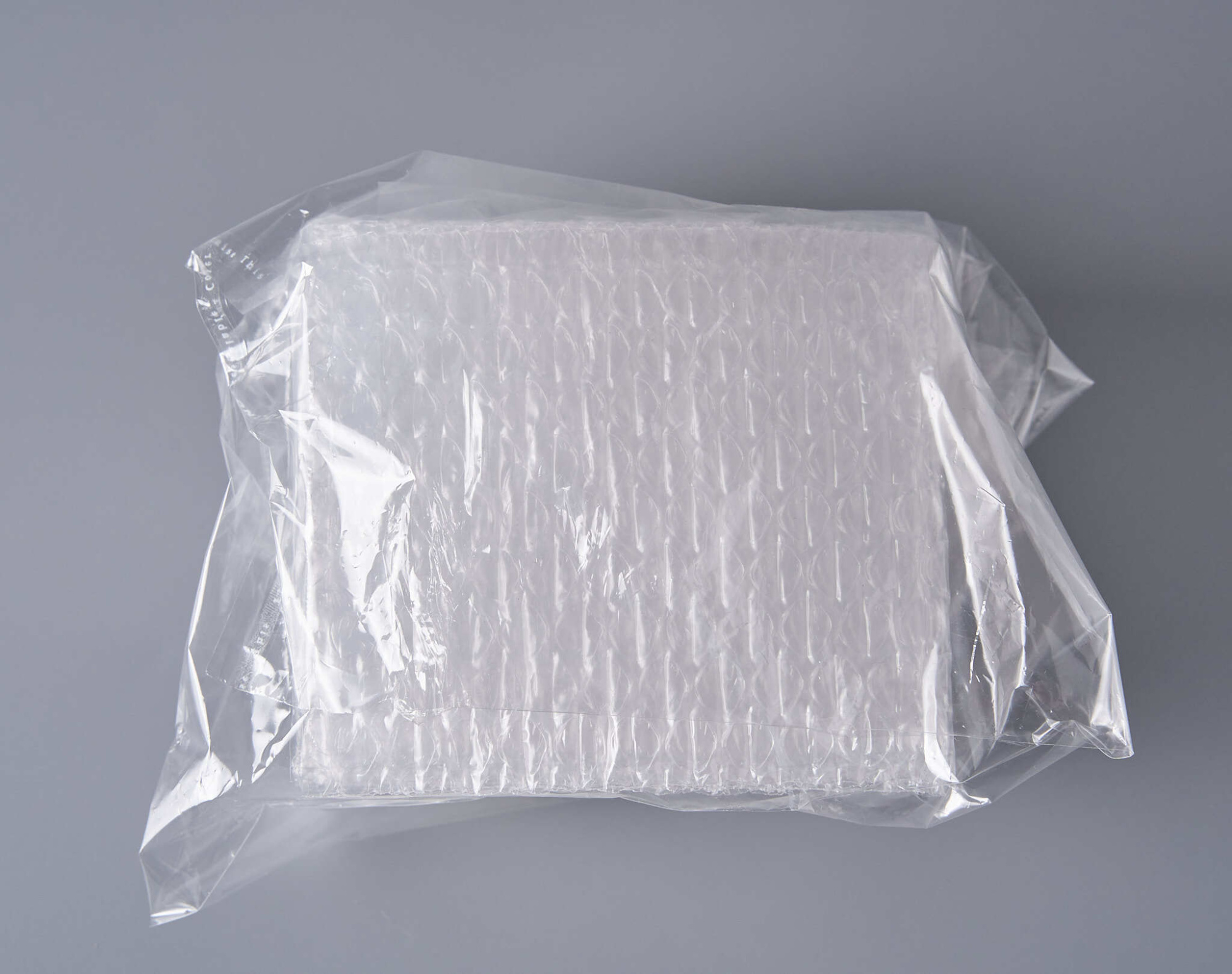 Пакет воздушно-пузырчатый (ВПП, пузырьковый, пупырчатый), 10х10 см, трехслойный, плотность пленки 60 гр/м, 500 шт.