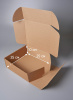 Коробка картонная самосборная, 25х25х10 см, объем 6,3 л, 40 шт, (Гофрокороб 250х250х100 мм, короб самосборный, почтовый).