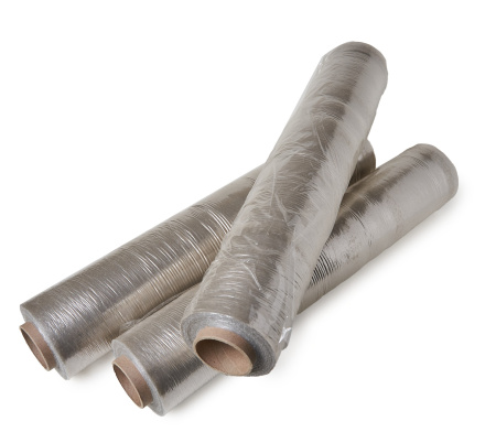 Стрейч пленка для упаковки 1,9 кг, 500 мм, 23 мкм, 205 м техническая (вторичный материал) , 1 рол