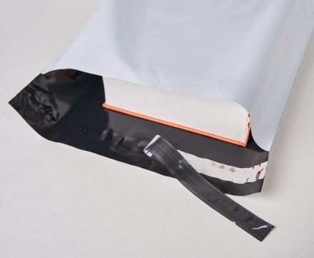 Курьерский пакет, 300х400+40, без кармана,  60 мкм, 500 шт.