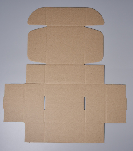 Коробка картонная самосборная, 16х16х8 см, объем 2 л, 50 шт, (Гофрокороб 160х160х80 мм, короб самосборный, почтовый).