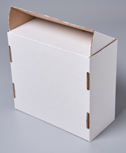 Коробка картонная самосборная, 17.5х17х8.5 см, объем 2,5 л, БЕЛАЯ 50 шт. (Гофрокороб 175х170х85 мм, короб самосборный).