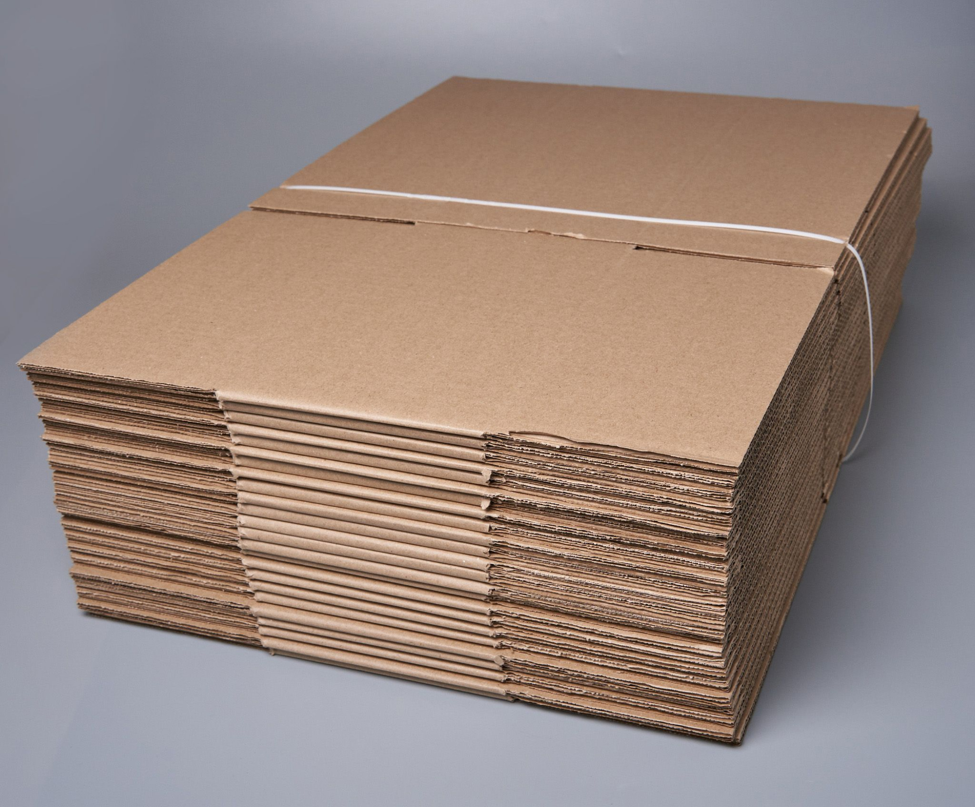 Коробка картонная 38х26х16 см, объем 15,8 л, 50 шт (Гофрокороб 380х260х160 мм, короб картонный, почтовый)