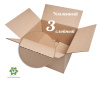 Коробка картонная, 25х22х15,5 см, Объем 8,5 л, 30 шт. (Гофрокороб, 250х220х155 мм )