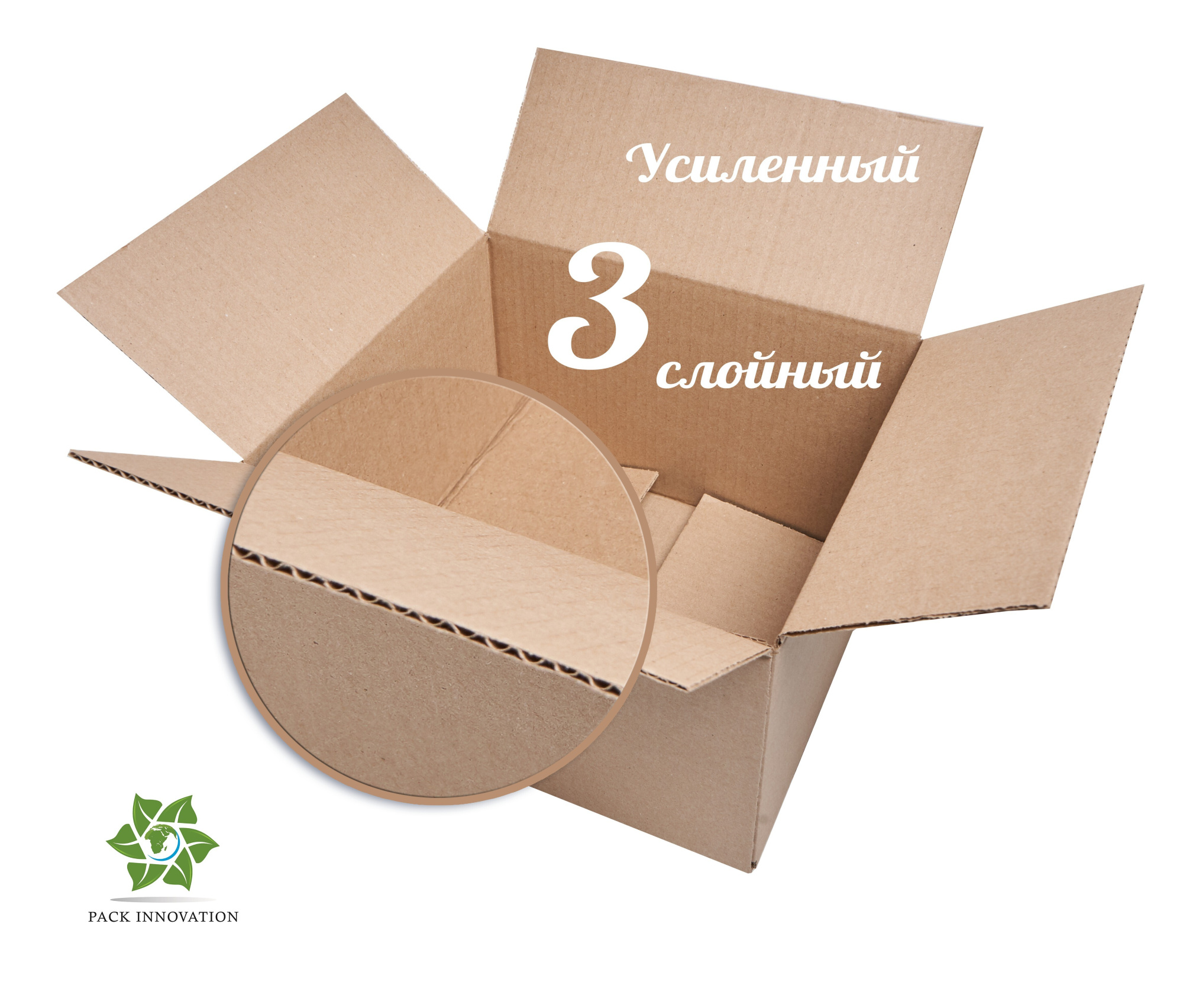 Коробка картонная, 25х22х15,5 см, Объем 8,5 л, 30 шт. (Гофрокороб, 250х220х155 мм )