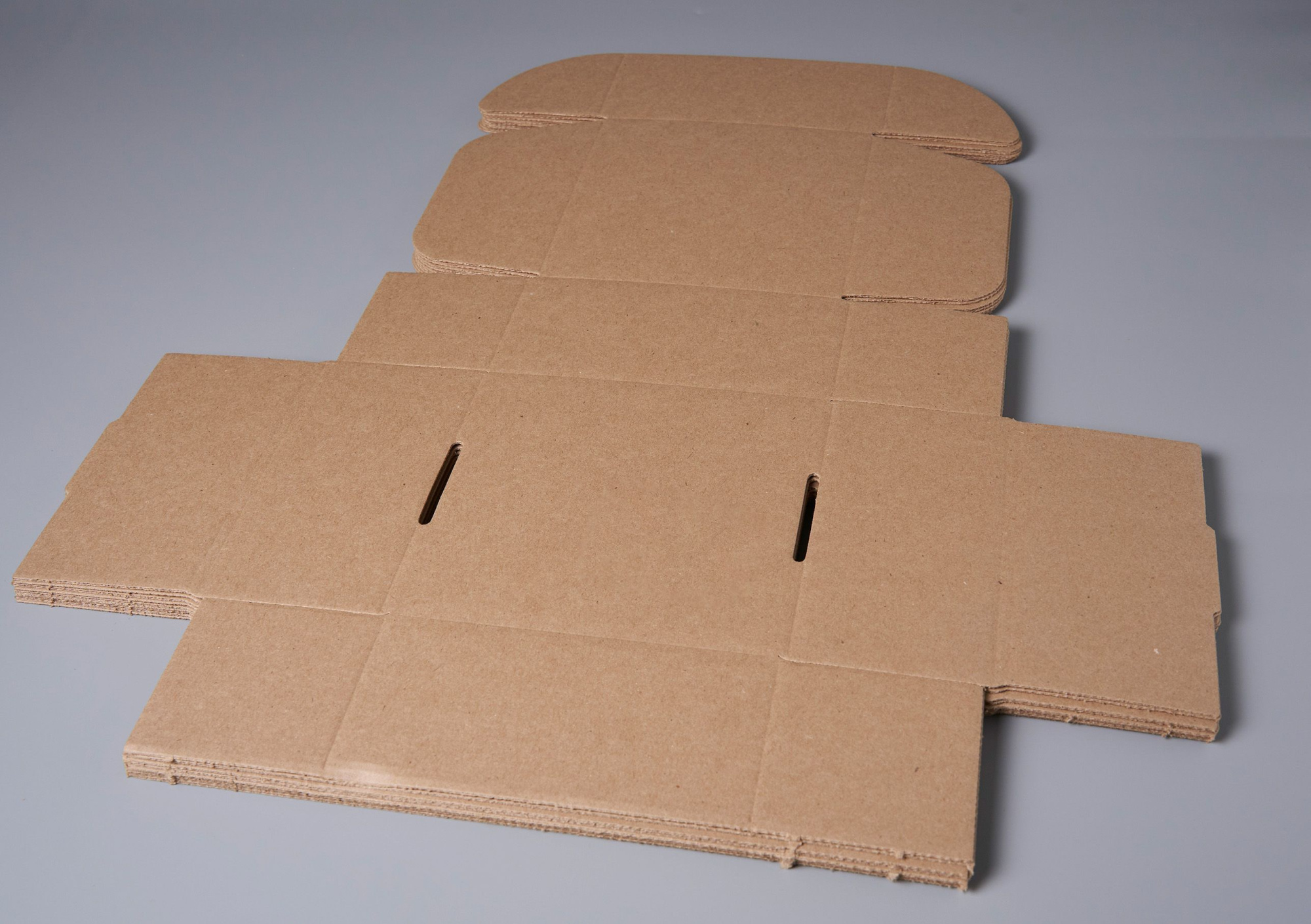 Коробка картонная самосборная, 16х16х8 см, объем 2 л, 50 шт, (Гофрокороб 160х160х80 мм, короб самосборный, почтовый).