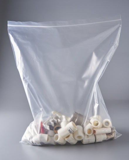 Пакет с замком Zip-Lock (Зип лок), 40х50 см, высокопрочный, 80 мкм, 200 шт.