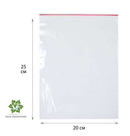 Пакет с замком Zip-Lock (Зип лок), 20х25 см, 35 мкм, 1000 шт.